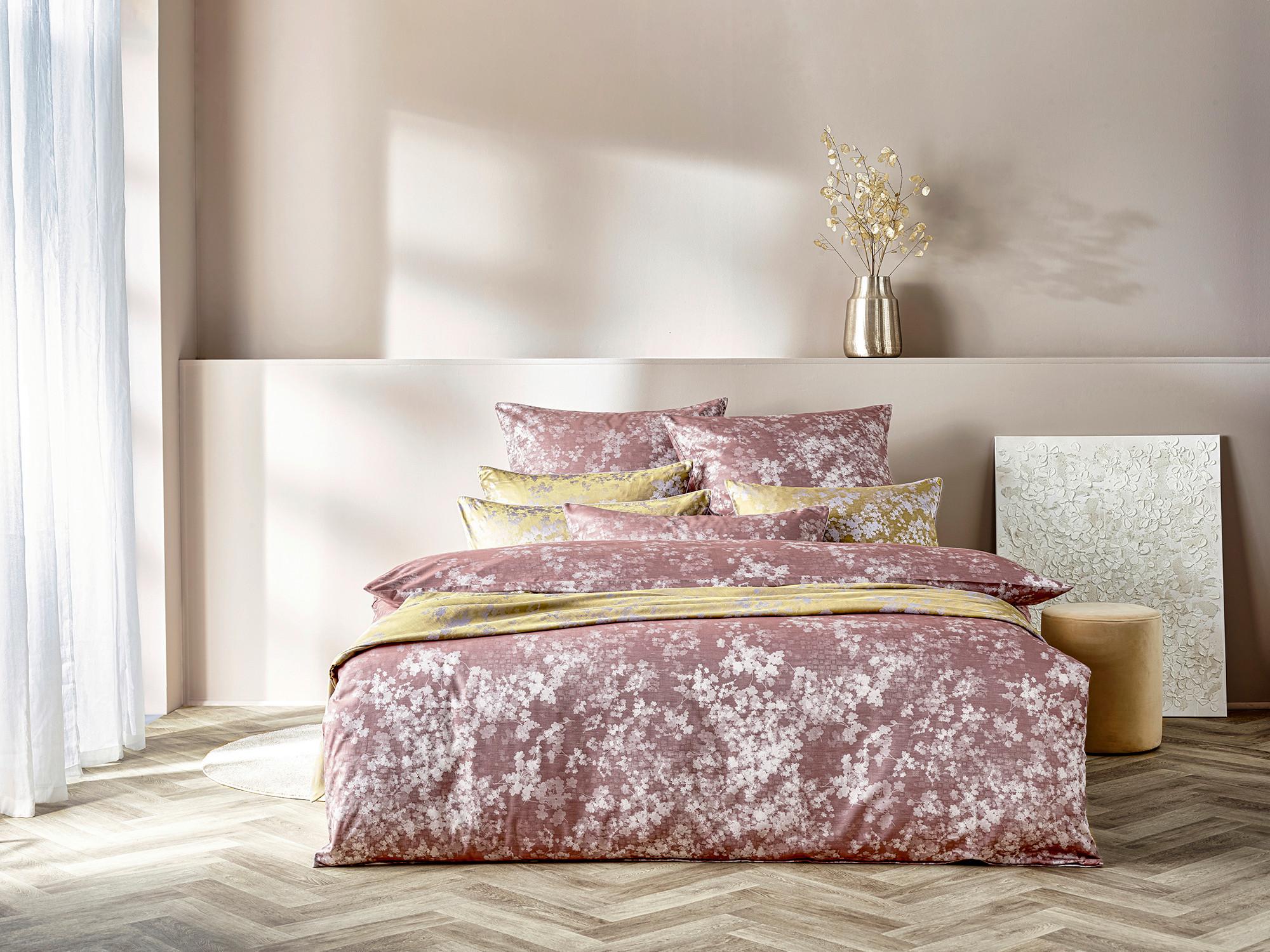 POŚCIEL FLORA - fiolet, Design, tkanina (135/200cm) - Curt Bauer