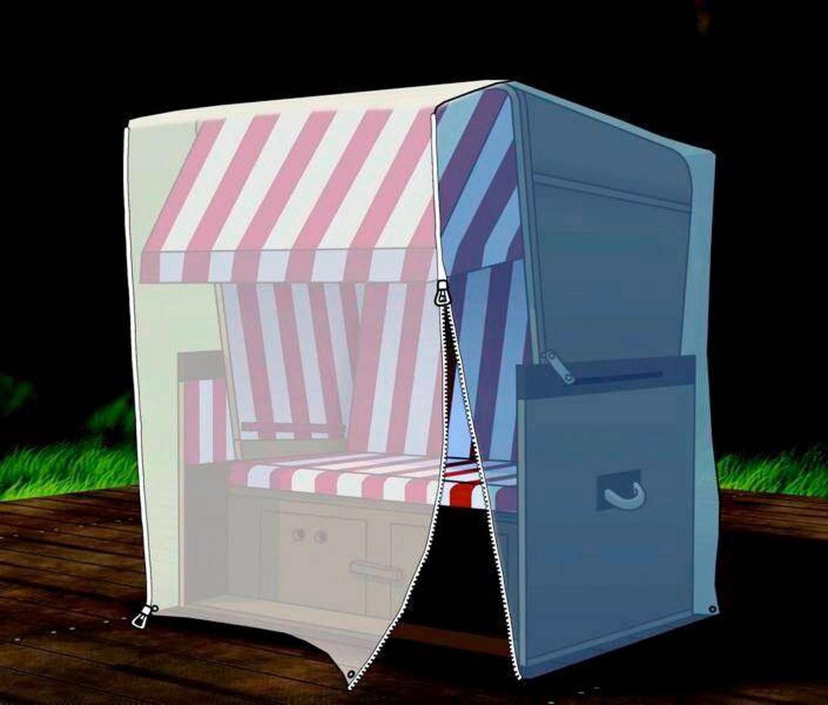 SCHUTZHÜLLE ABDECKHÜLLE FÜR ROLLIEGE - Transparent, Basics, Kunststoff (128/165/140/105cm) - Mömax