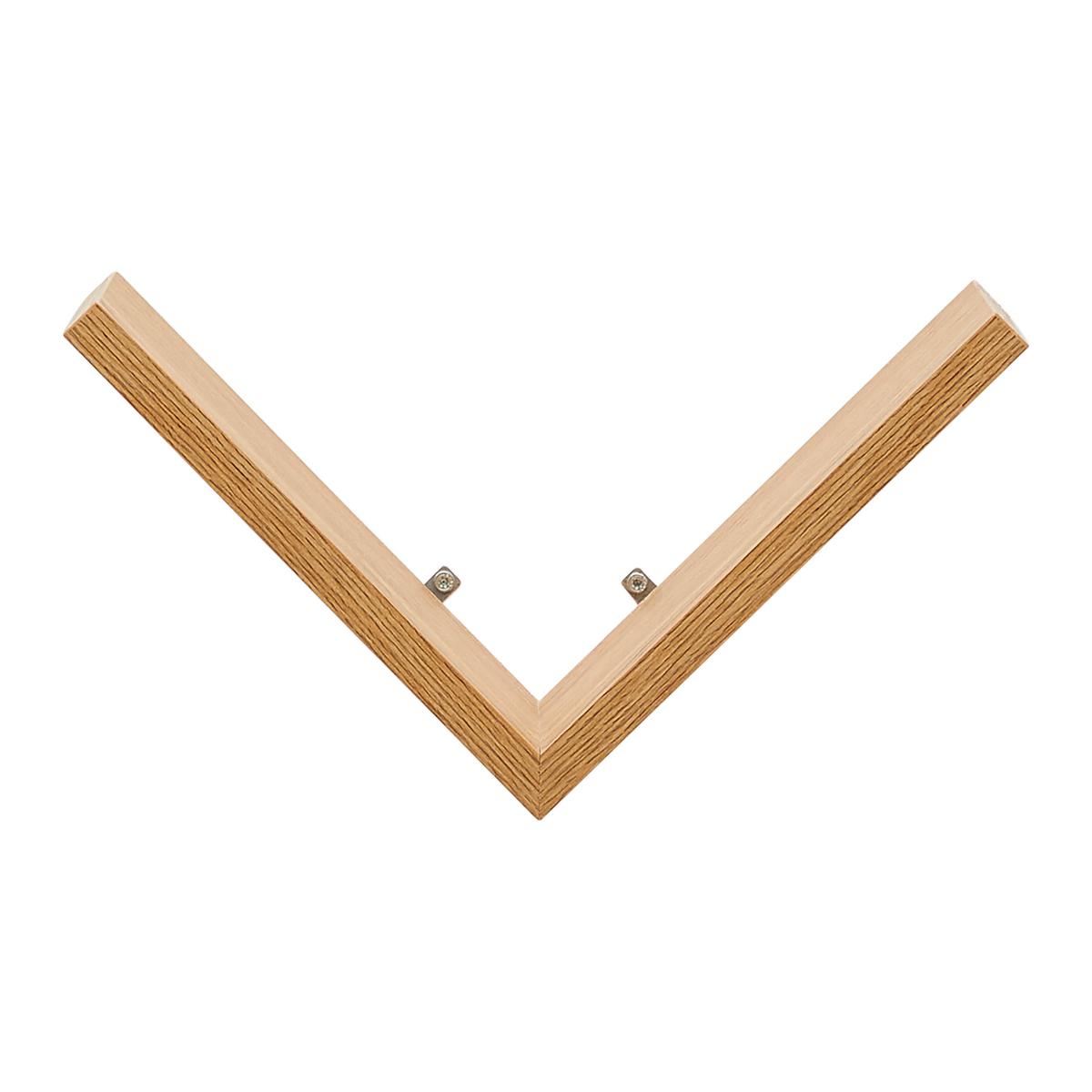 Wandregal Ali in Eichefarben - Eiche Wotan, Modern, Holzwerkstoff (25/25/15cm) - Mömax
