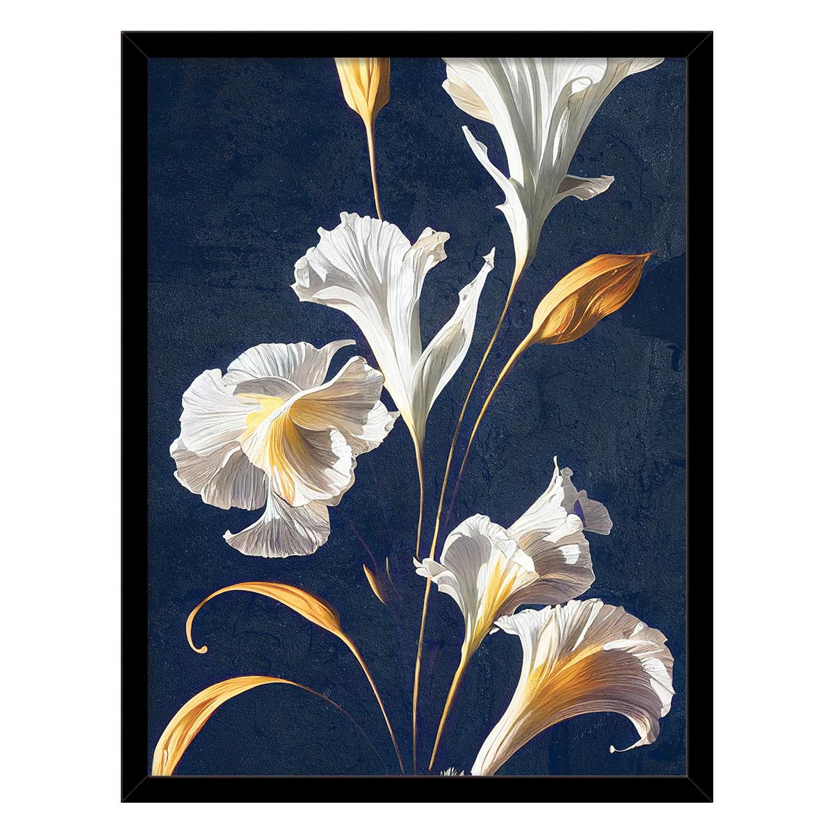 Slika Vous I - črna/bela, papir/leseni material (30/40cm) - Mömax