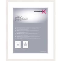 Bilderrahmen Gitta in Weiß ca. 40x50cm - Weiß, MODERN, Holzwerkstoff/Kunststoff (40/50cm) - Modern Living