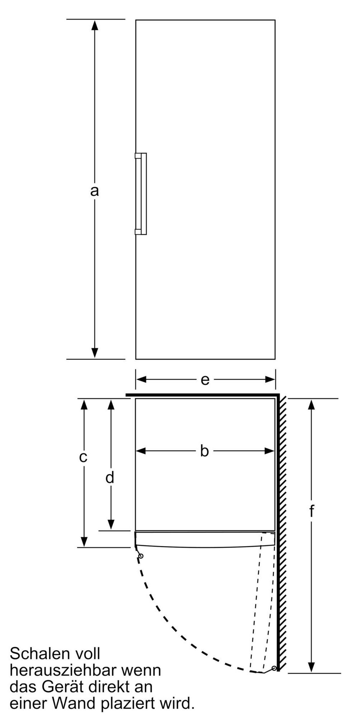 Gefrierschrank GSN54AWCV Weiß - Weiß, MODERN, Metall (70/176/78cm) - Bosch