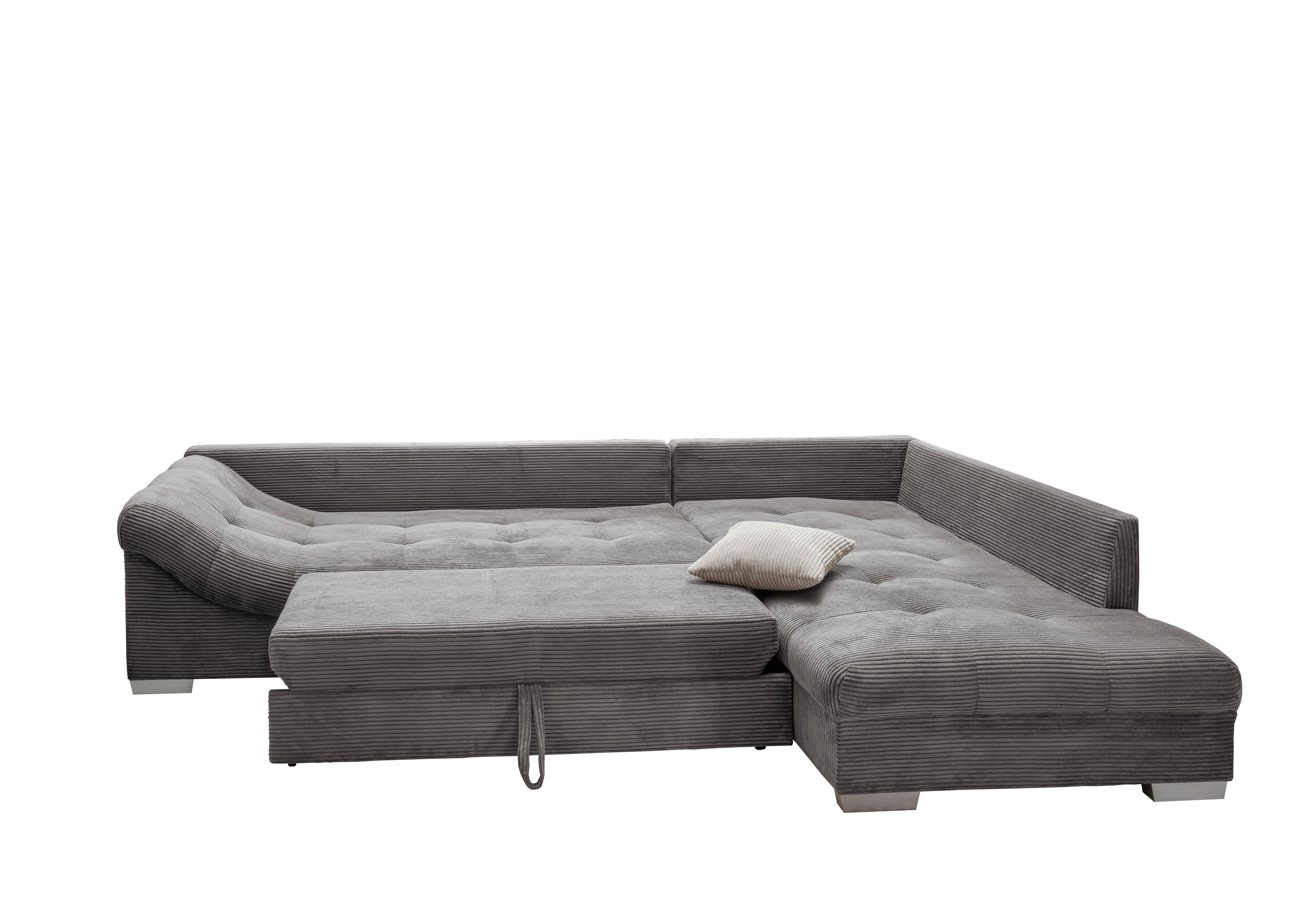 HÖRNSOFFA ALVITO - silver/grå, Design, trä/textil (298/202cm) - P & B