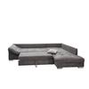HÖRNSOFFA ALVITO - silver/grå, Design, trä/textil (298/202cm) - P & B