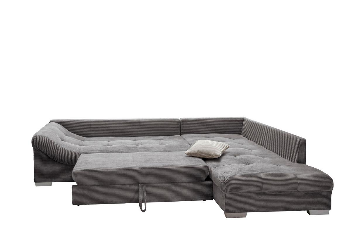 Colțar ALVITO - argintiu/gri, Design, textil (298/202cm) - MID.YOU