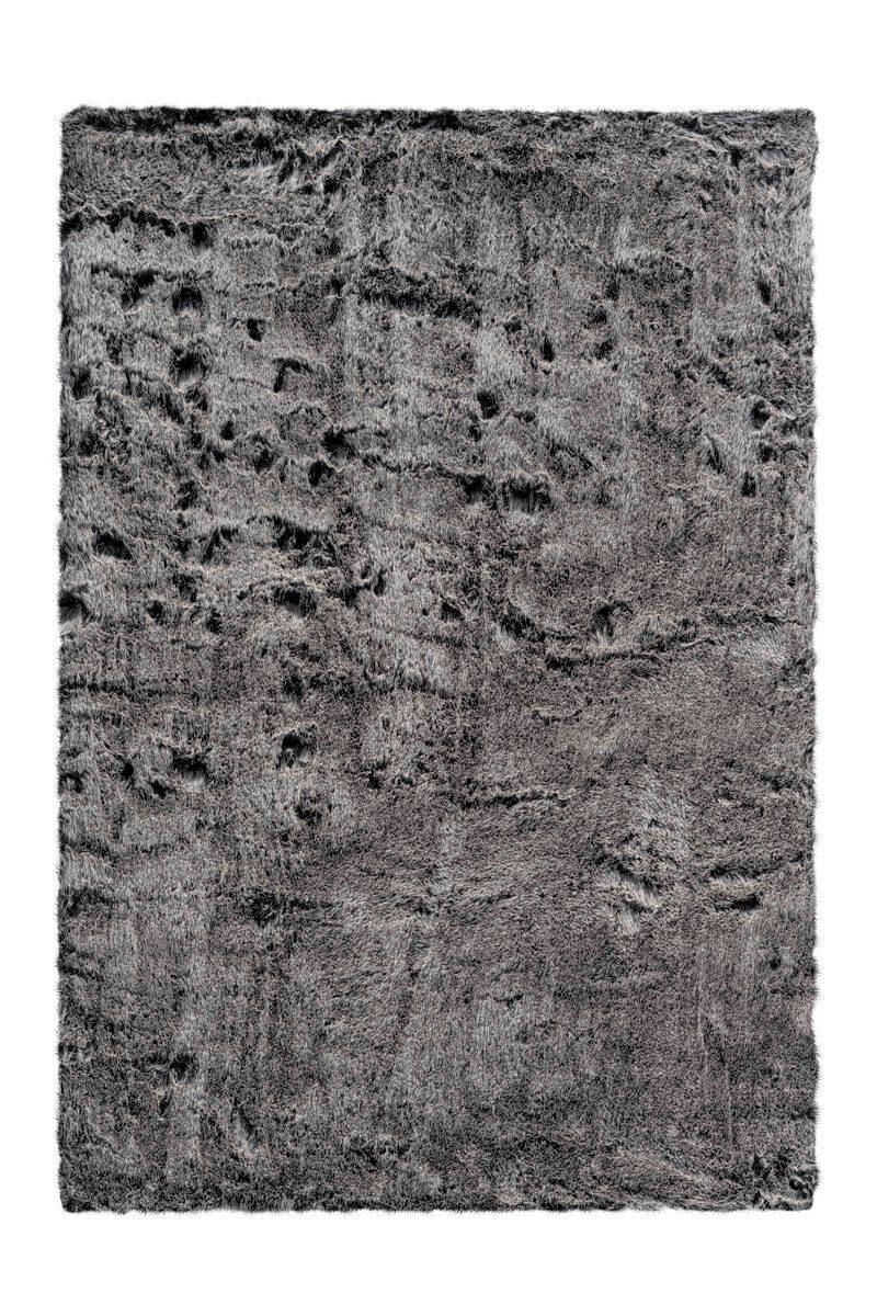 Hochflorteppich Tender - Anthrazit, Design, Textil (80/150cm) - Kayoom