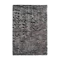 Hochflorteppich Tender - Anthrazit, Design, Textil (80/150cm) - Kayoom