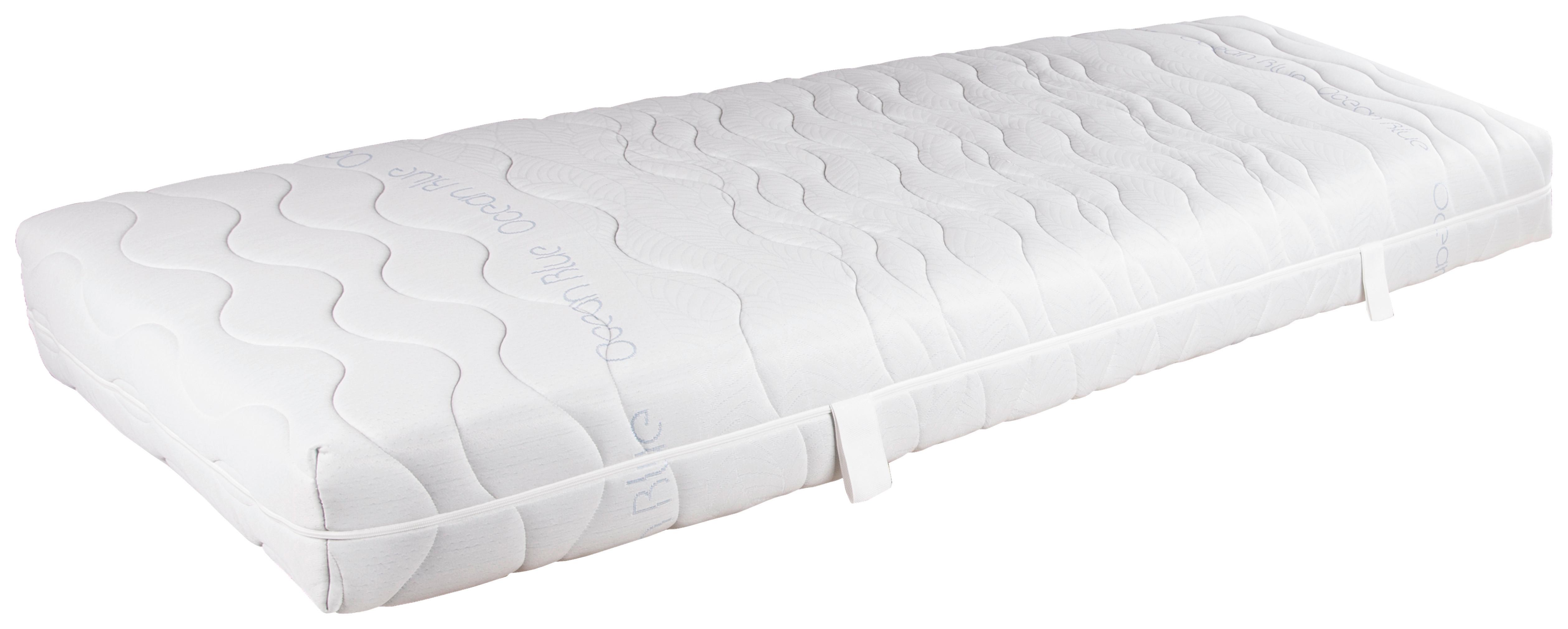 Gelschaummatratze Free Ocean Gel H2 ca. 90x200cm Weiß - Weiß, Basics, Textil (90/200cm) - Breckle