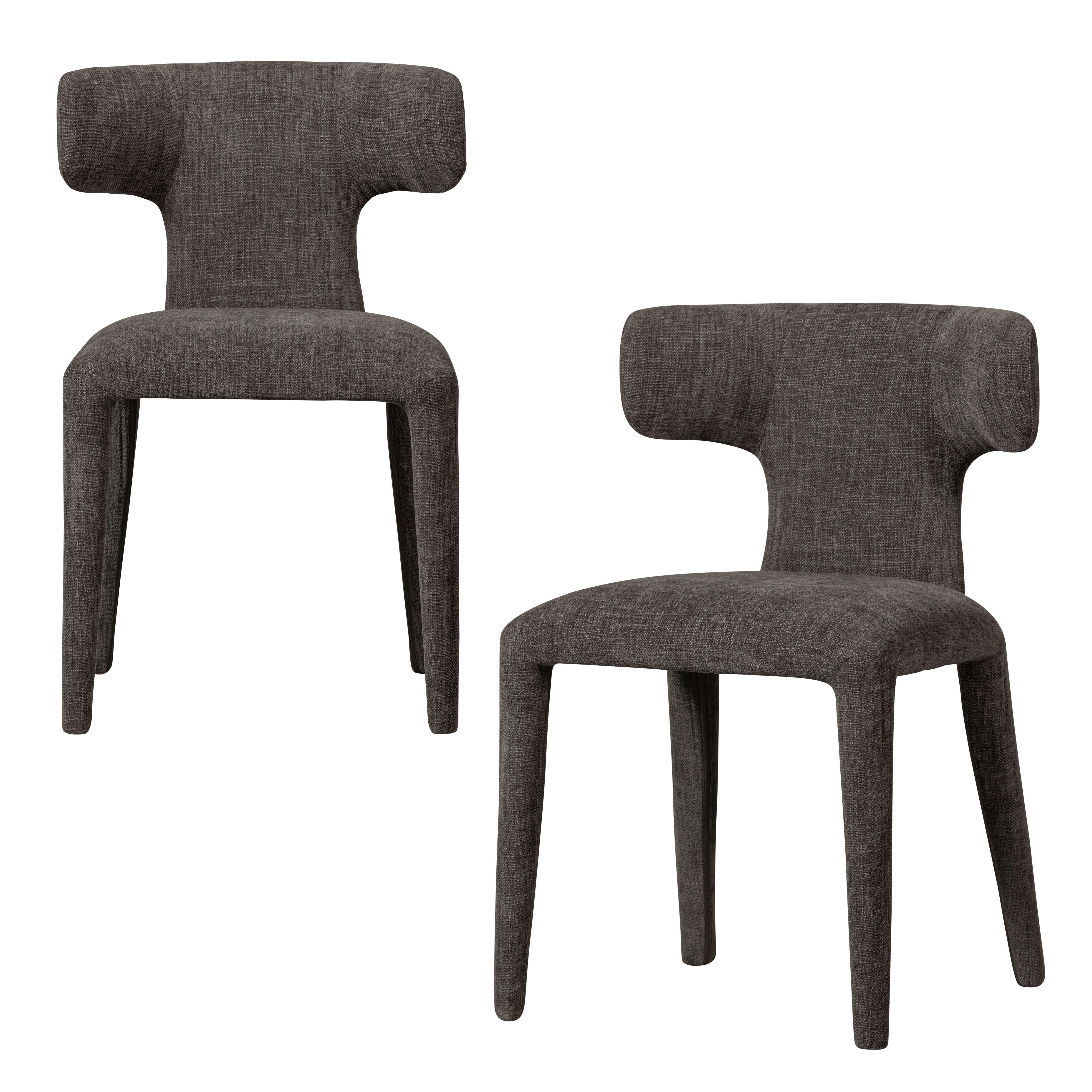 Stuhl-Set Permit Braun B: 52cm - Braun, MODERN, Holzwerkstoff/Kunststoff (52/78/53cm) - Livetastic