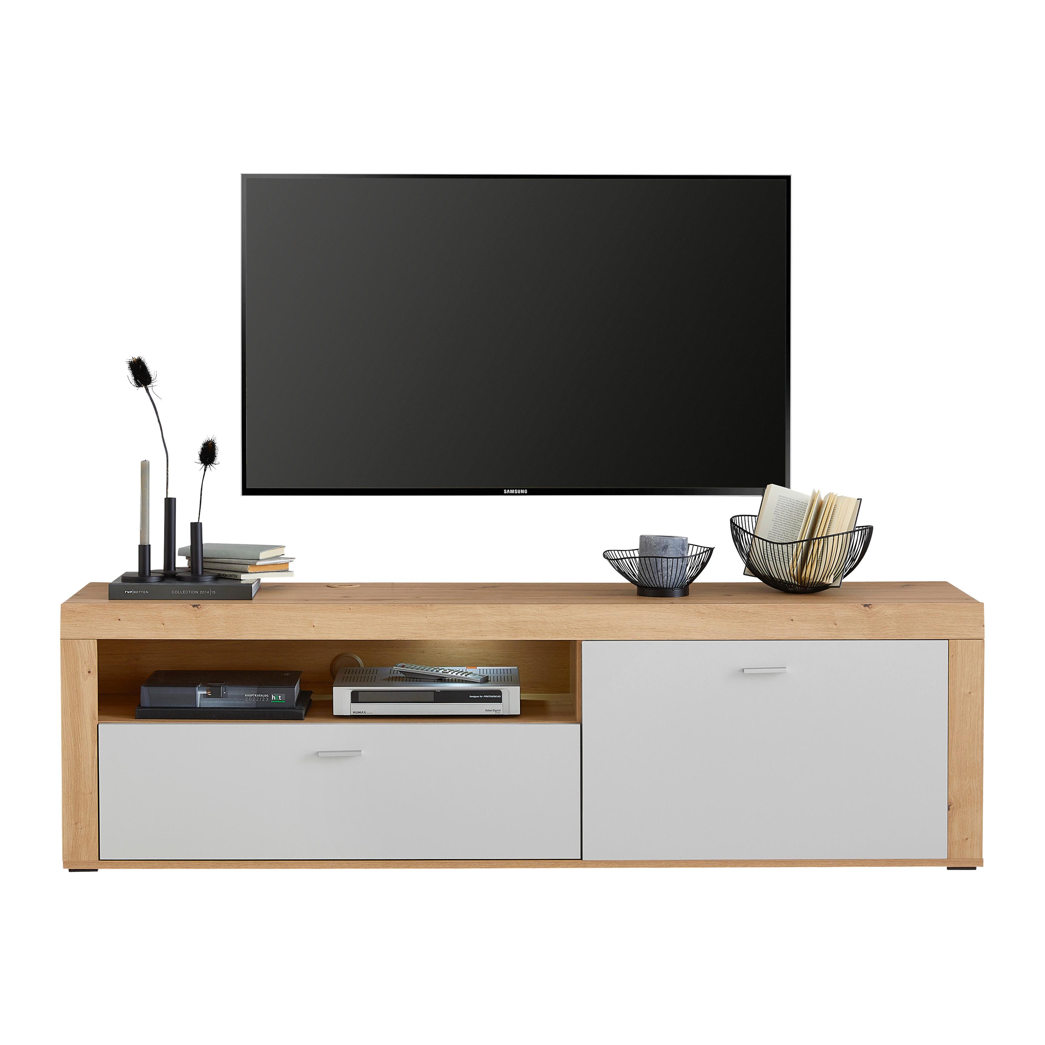 Tv Komoda Canberra - boje kroma, Moderno, drvni materijal/plastika (180/53,1/41,8cm) - Modern Living