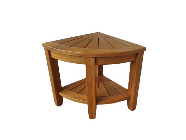 Gartenbeistelltisch Gardu Teak - Braun, Basics, Holz (40/40/44cm) - Gardenson