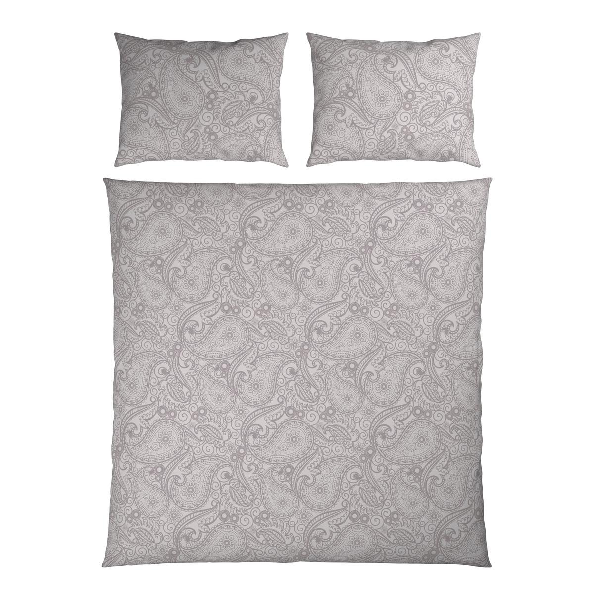 Lenjerie de pat Paisley cca. 200x220/2x50x70 cm - roz antic, textil (200/220cm) - Mömax