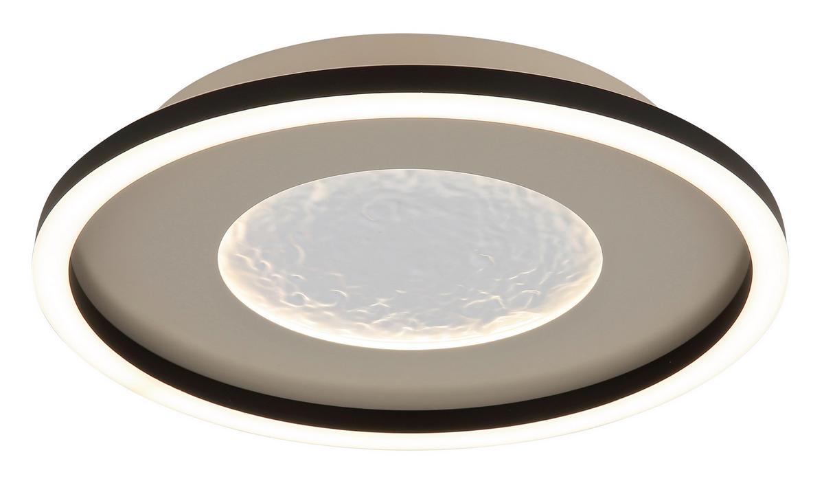 Led Stropna Svjetiljka Wiley - bijela/siva, Basics, metal/plastika (33/5,7cm) - Globo