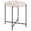 Stolić Avila - bijela/crna, Trend, kamen/metal (42/42/45cm) - Modern Living