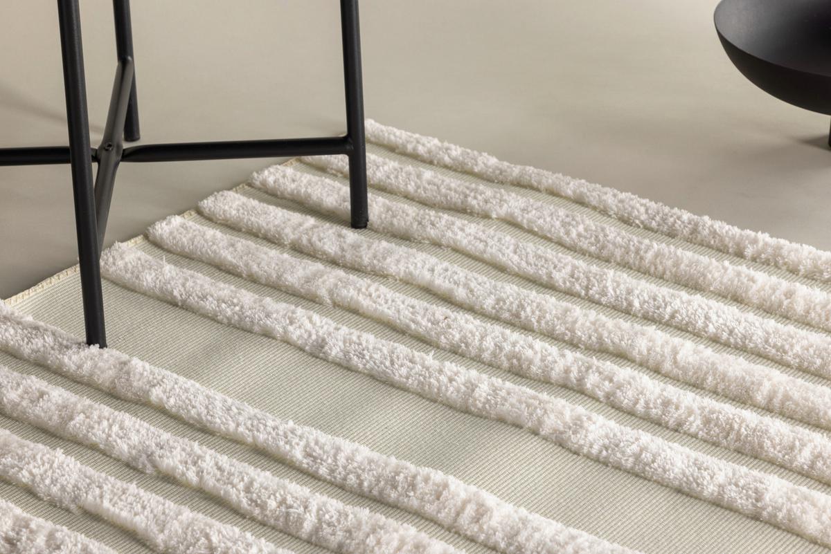 HOCHFLORTEPPICH NIKITA - Weiß, LIFESTYLE, Textil (290/200cm) - P & B