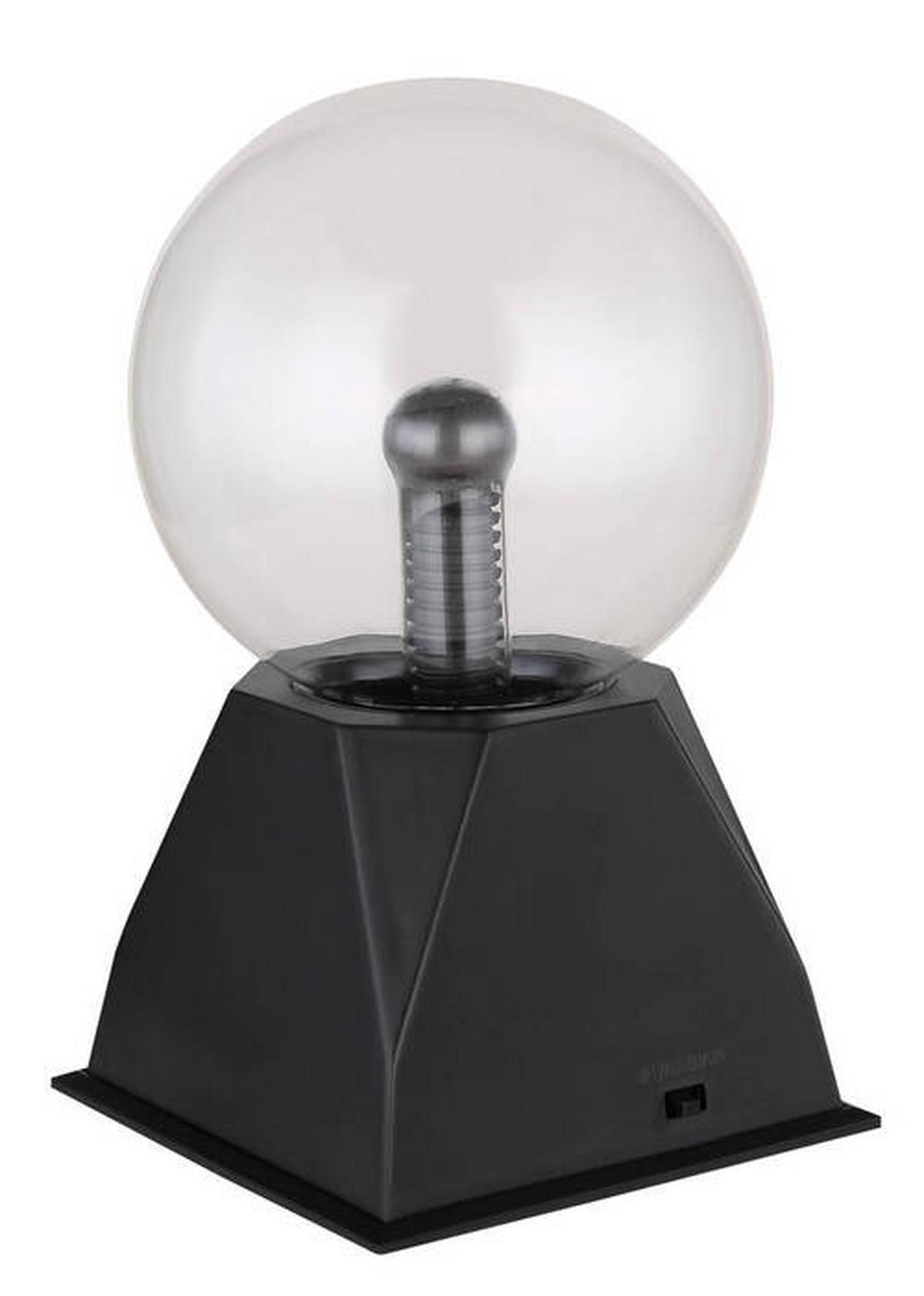 Tischleuchte Plasma Schwarz max. 3,6 Watt - Klar/Schwarz, Basics, Kunststoff (12,7/20,5cm) - Globo