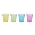 Schnapsglas Lucia in versch. Farben - Blau/Pink, Kunststoff (3,9/20cm)