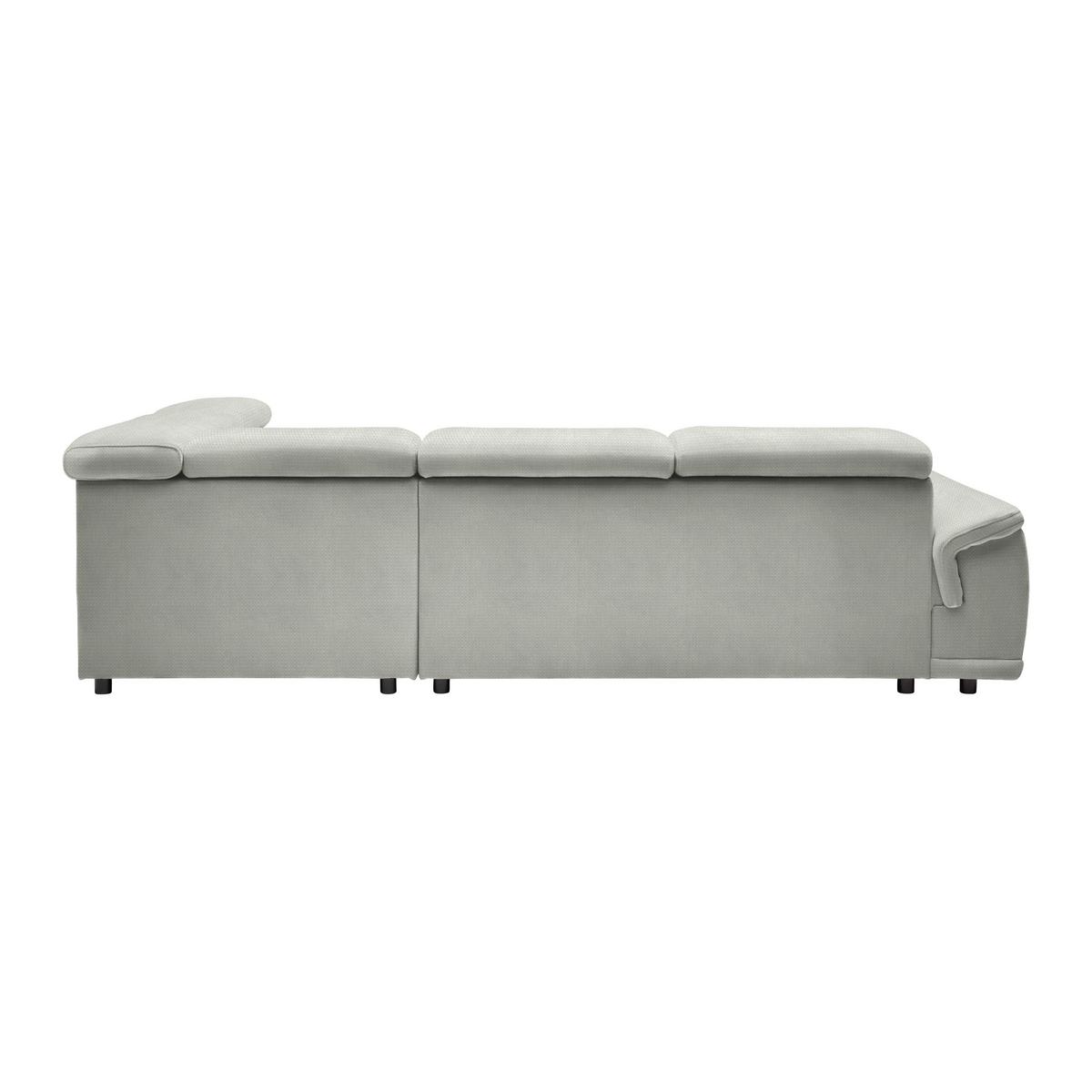 Ecksofa Gremoi Rechts Sandfarben - Sandfarben/Schwarz, MODERN, Kunststoff/Textil (283-206/77-100/106cm) - Premium Living