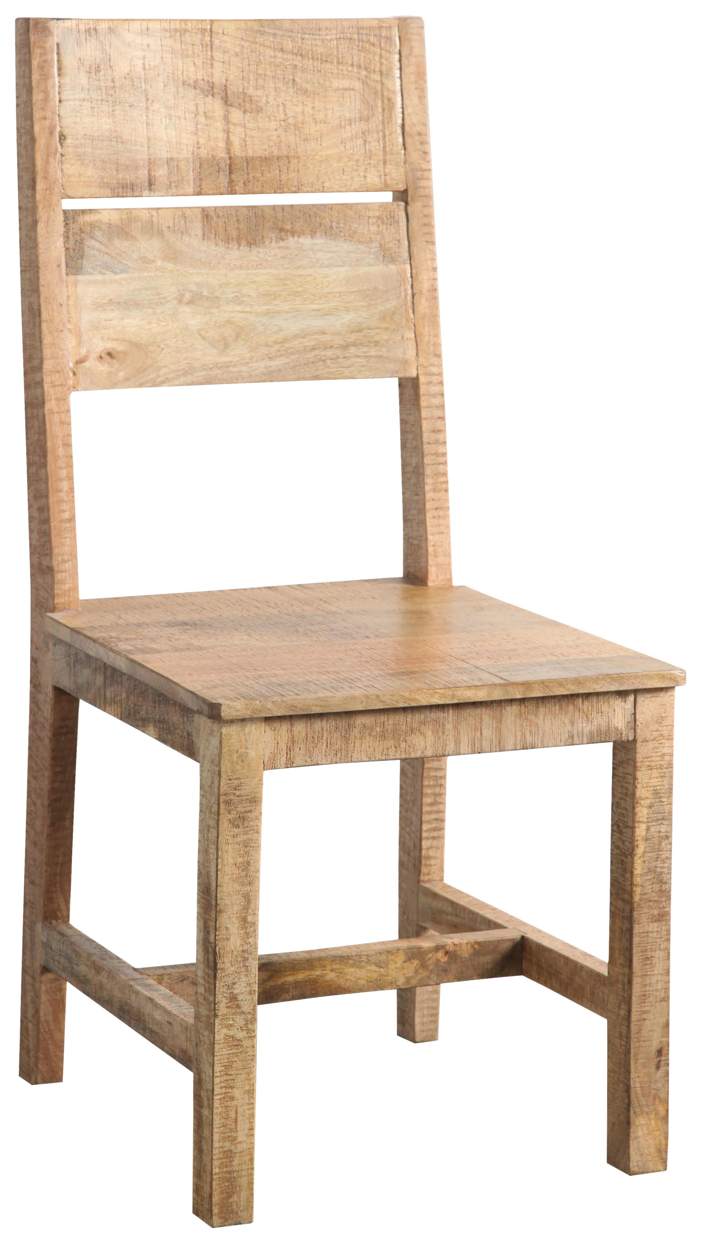 Stuhl Everest in Naturfarben - Naturfarben, Natur, Holz (45/100/52cm) - Zandiara