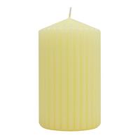 Stumpenkerze Liona Gelb - Gelb (7/12cm) - Mömax