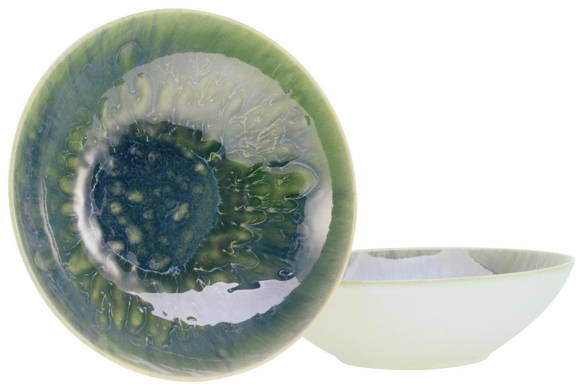 Set Skled Za Solato Yuki Uno, 2-Delni - modra/zelena, Basics, keramika (24cm) - Creatable