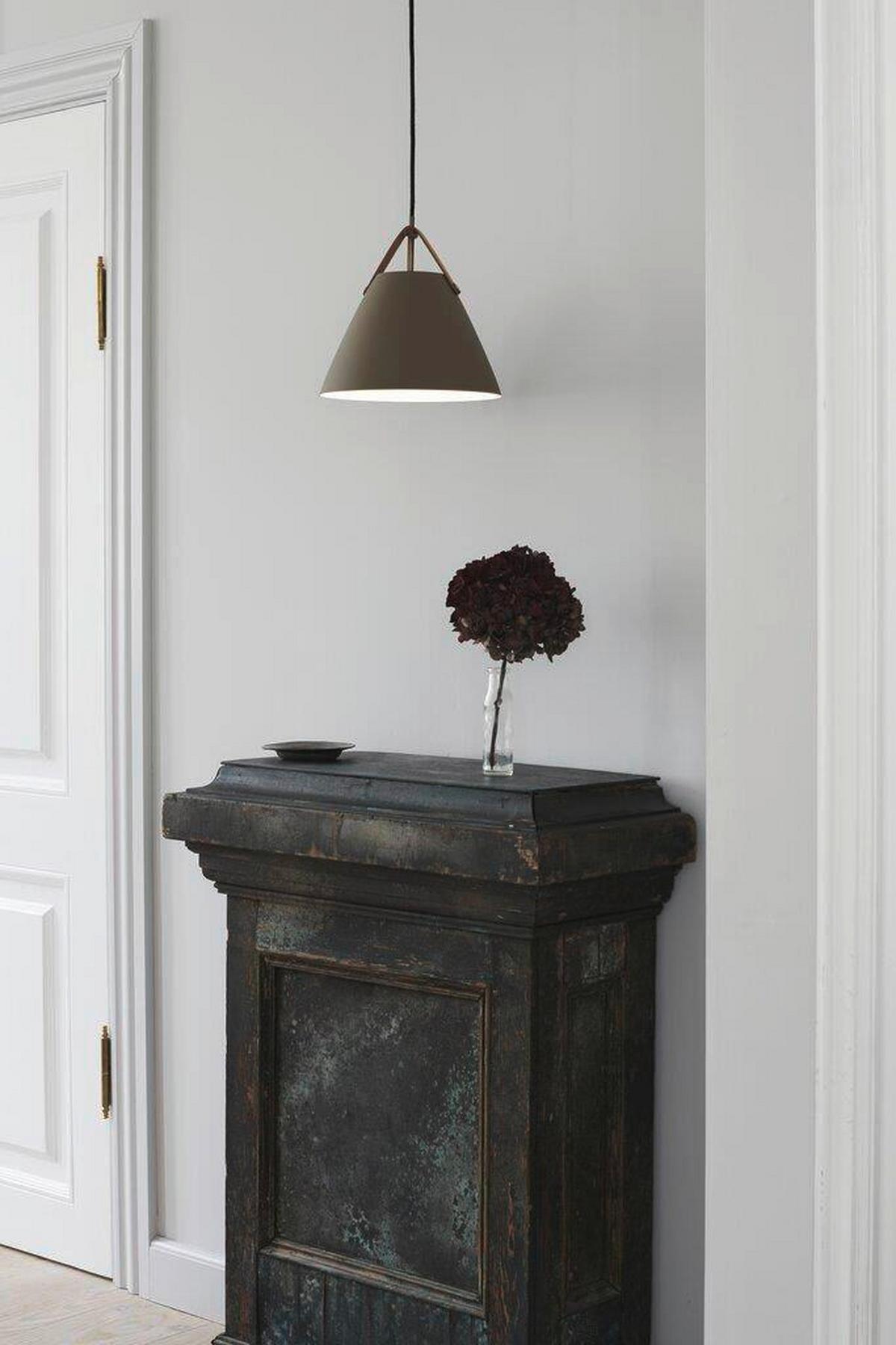LAMPA WISZĄCA STRAP PELA 27 / JAPANDI - brązowy, Design, metal (27/27cm) - Nordlux