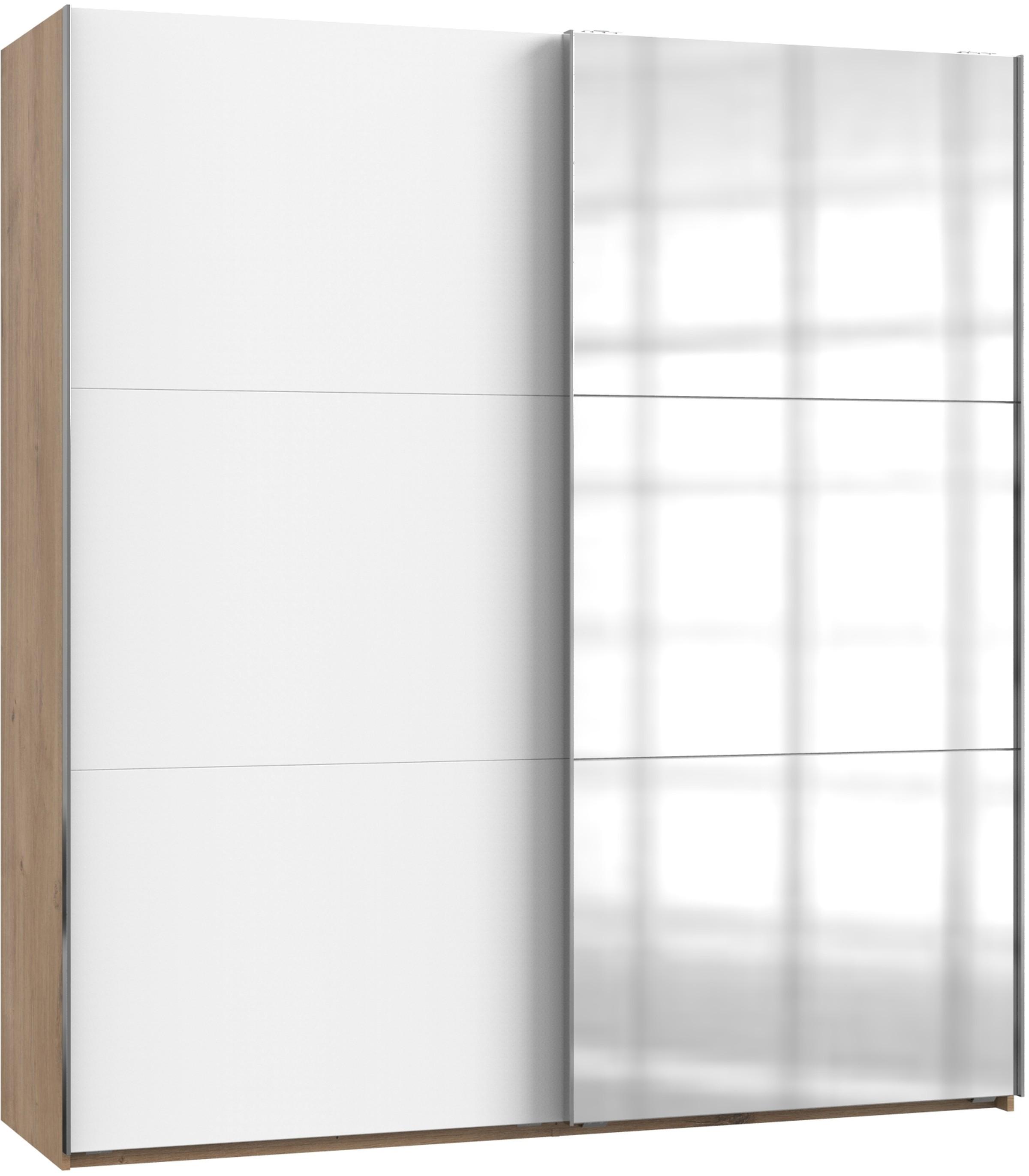 Ormar S Kliznim Vratima Level 36a - bijela/boje hrasta, Moderno, drvni materijal (200/216/65cm) - MID.YOU