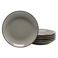 Desserttellerset 22047 Nature Collection - Grau, Trend, Keramik (21cm) - Creatable