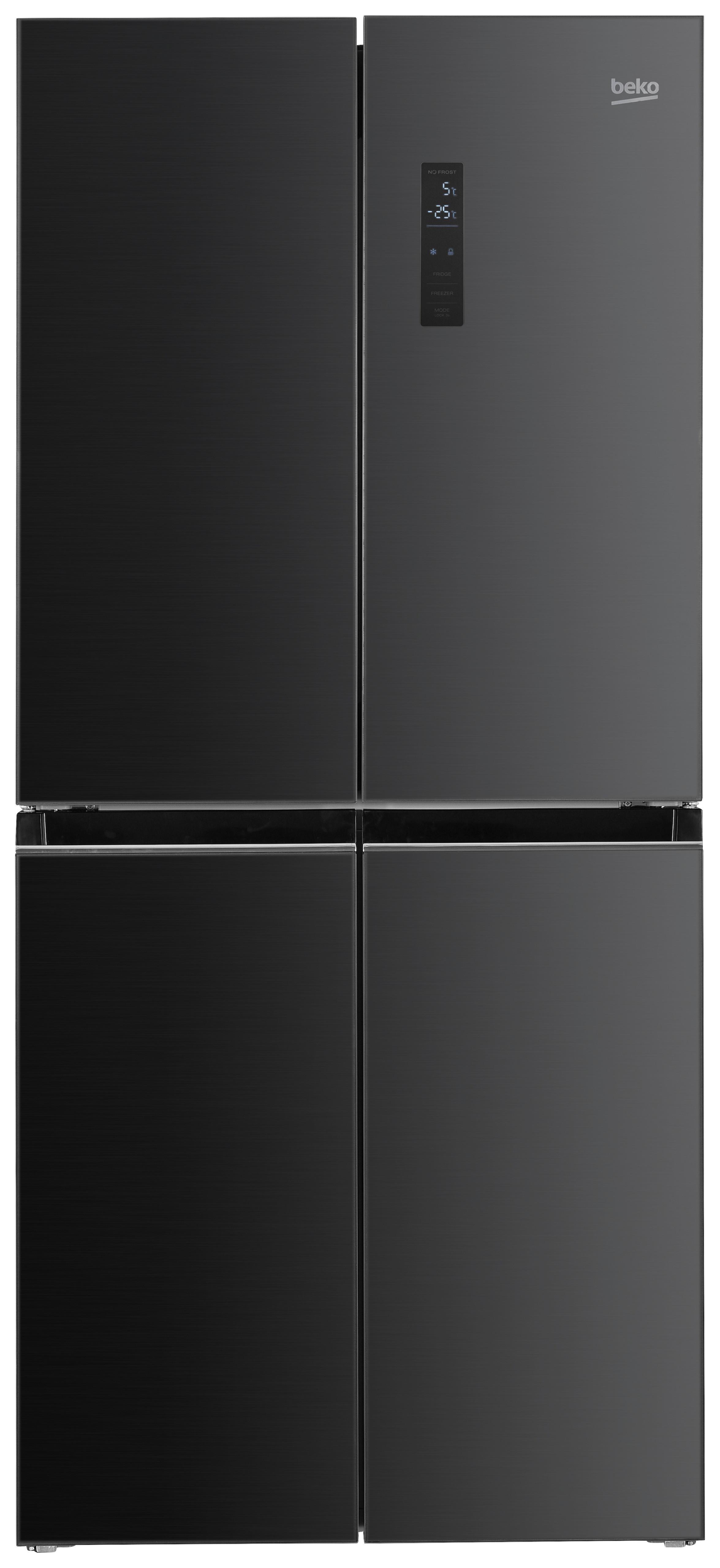 SIDE-BY-SIDE FDR5100 - Silberfarben, Basics (79/18/70cm) - Beko