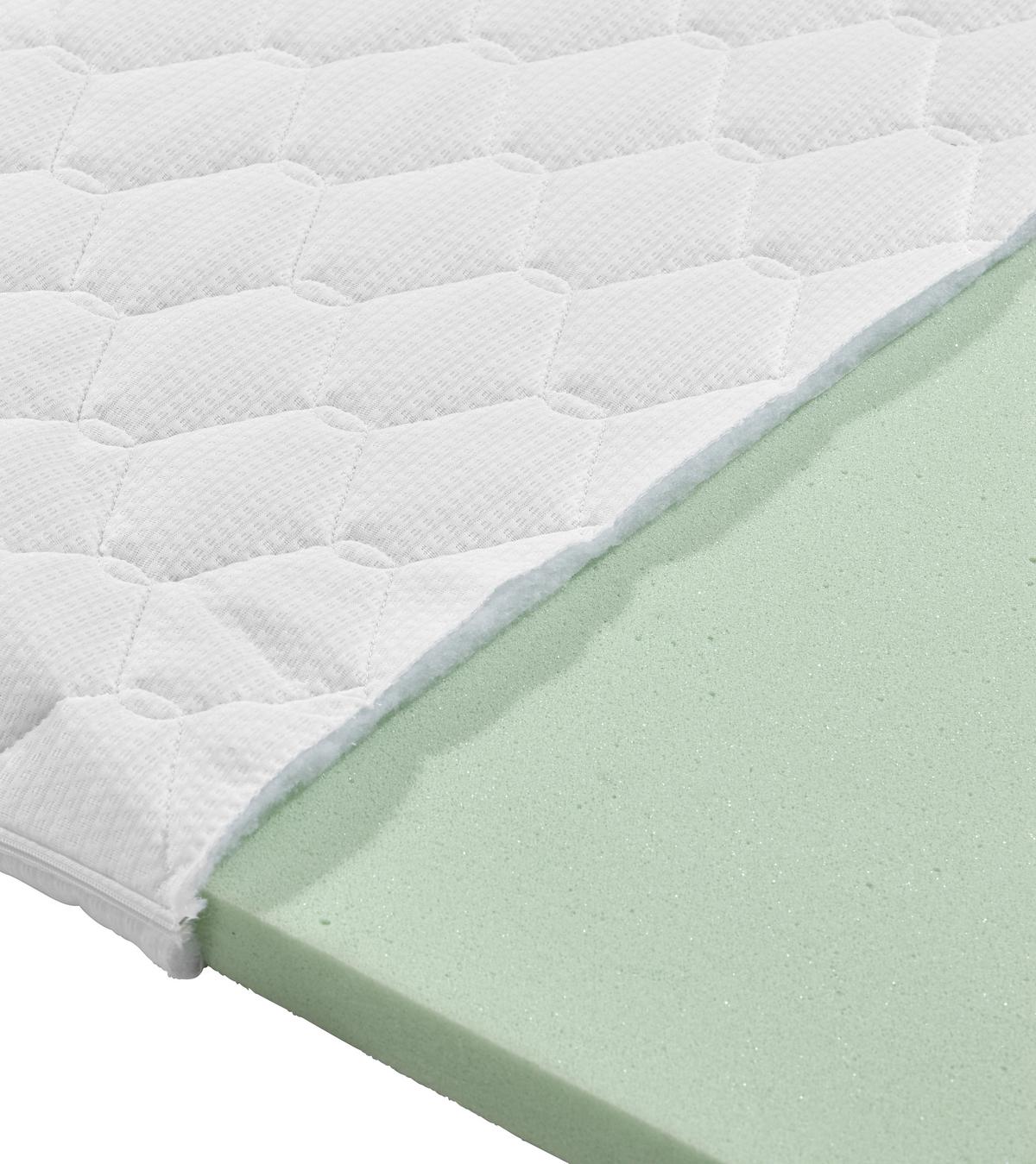 Nadmadrac Beta - bijela, tekstil (90/200cm) - Nadana