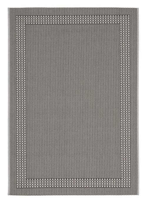 Covor țesătură plată Naomi - antracit, Konventionell, textil (100/150cm) - Based