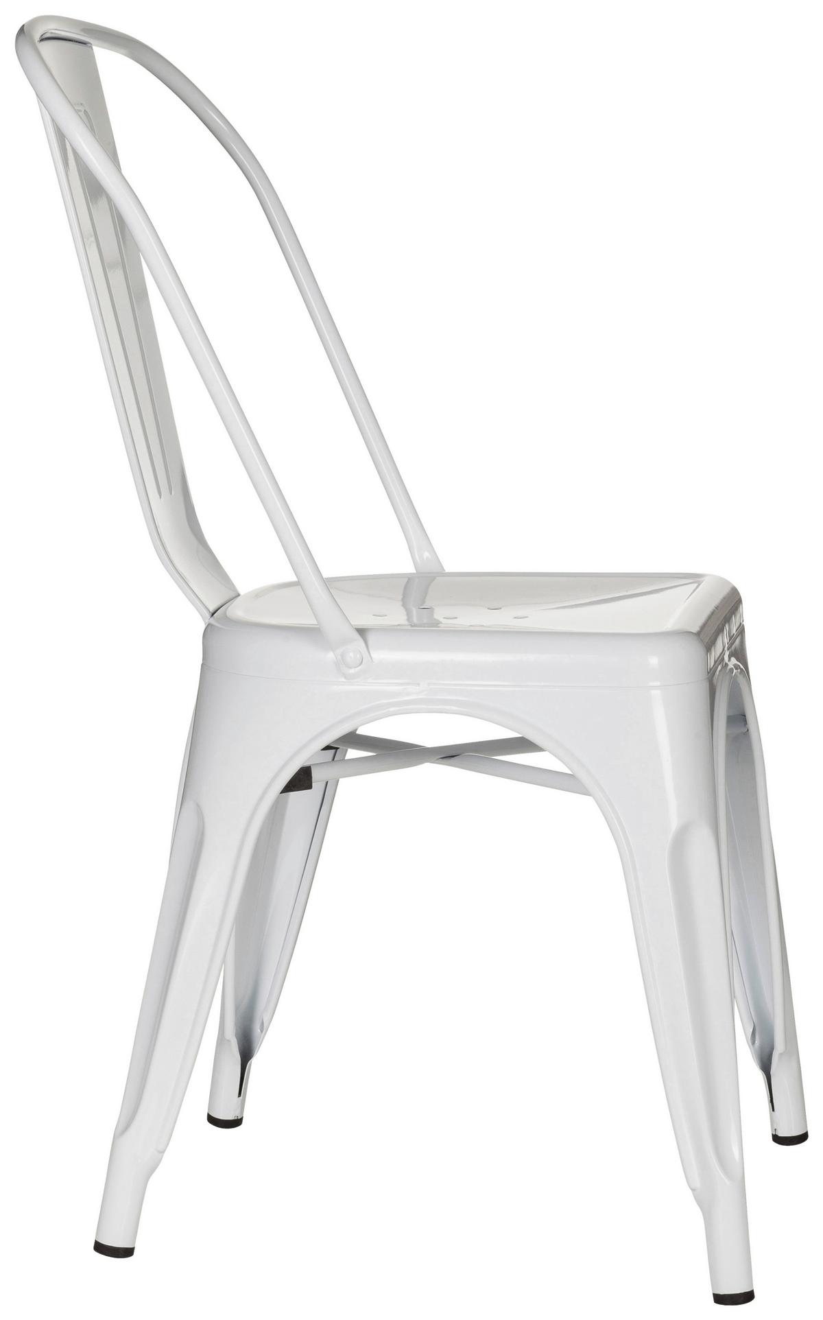 Stol Vantaggio Comfort, Bela - bela, Basics, kovina (44/84/54cm) - MID.YOU