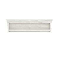 Zidna Polica Kashmir - bijela, Konvencionalno, drvni materijal (122,8/33,8/24,5cm) - Premium Living