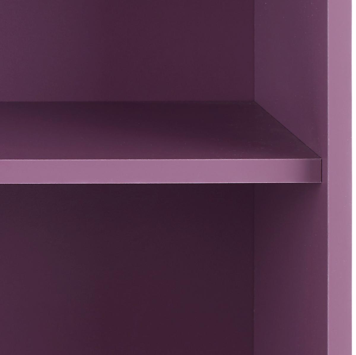 Regal Box - ljubičasta, Moderno, drvni materijal (46/46/25cm) - Modern Living