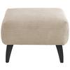Hocker Colori Beige Cord - Beige/Schwarz, MODERN, Holz/Textil (66/44/66cm) - MID.YOU