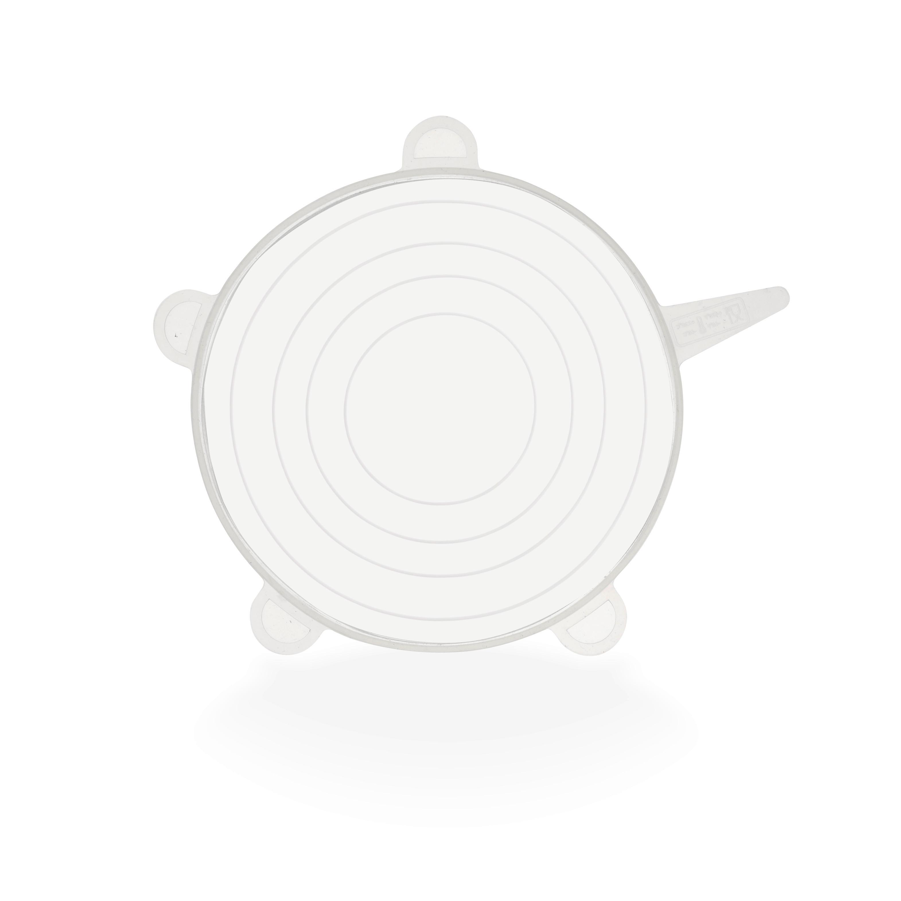 Silikondeckel Vinzenz aus Silikon Ø 11,5cm - Transparent, Kunststoff (11,5cm) - Modern Living