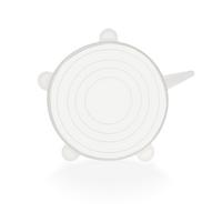 Silikondeckel Vinzenz aus Silikon Ø 11,5cm - Transparent, Kunststoff (11,5cm) - Modern Living