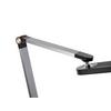 LED-SKRIVBORDSLAMPA RINK - aluminiumfärg/svart, Modern, metall/plast (37/20/40-70cm) - Mömax