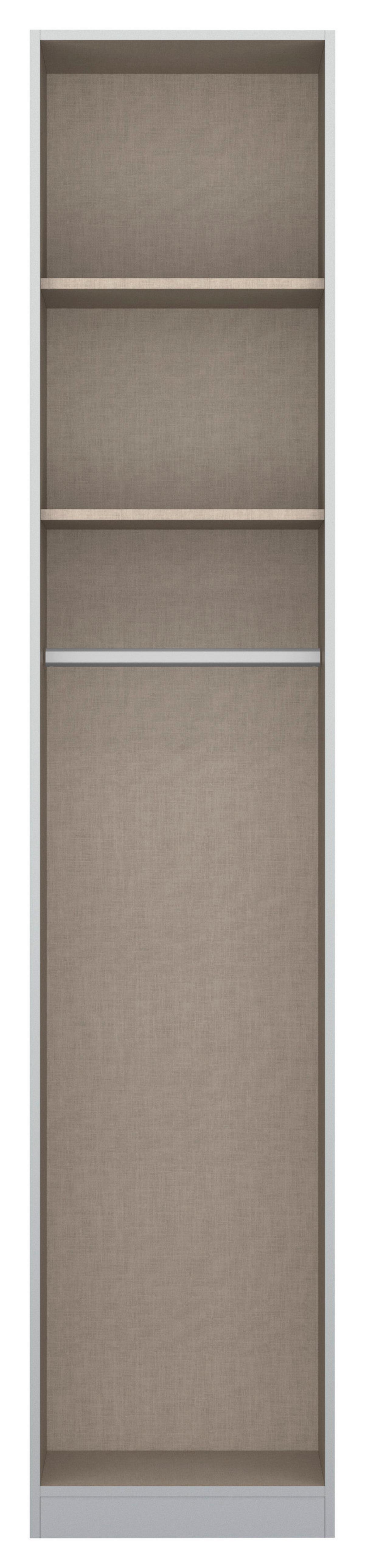 DULAP USI ROTATIVE ALABAMA - argintiu/șampanie, Trend, material pe bază de lemn (47/229/54cm) - Modern Living