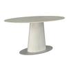 MATBORD THIAGO - cremefärgad, Modern, metall/trämaterial (160/76/90cm) - Bessagi Home