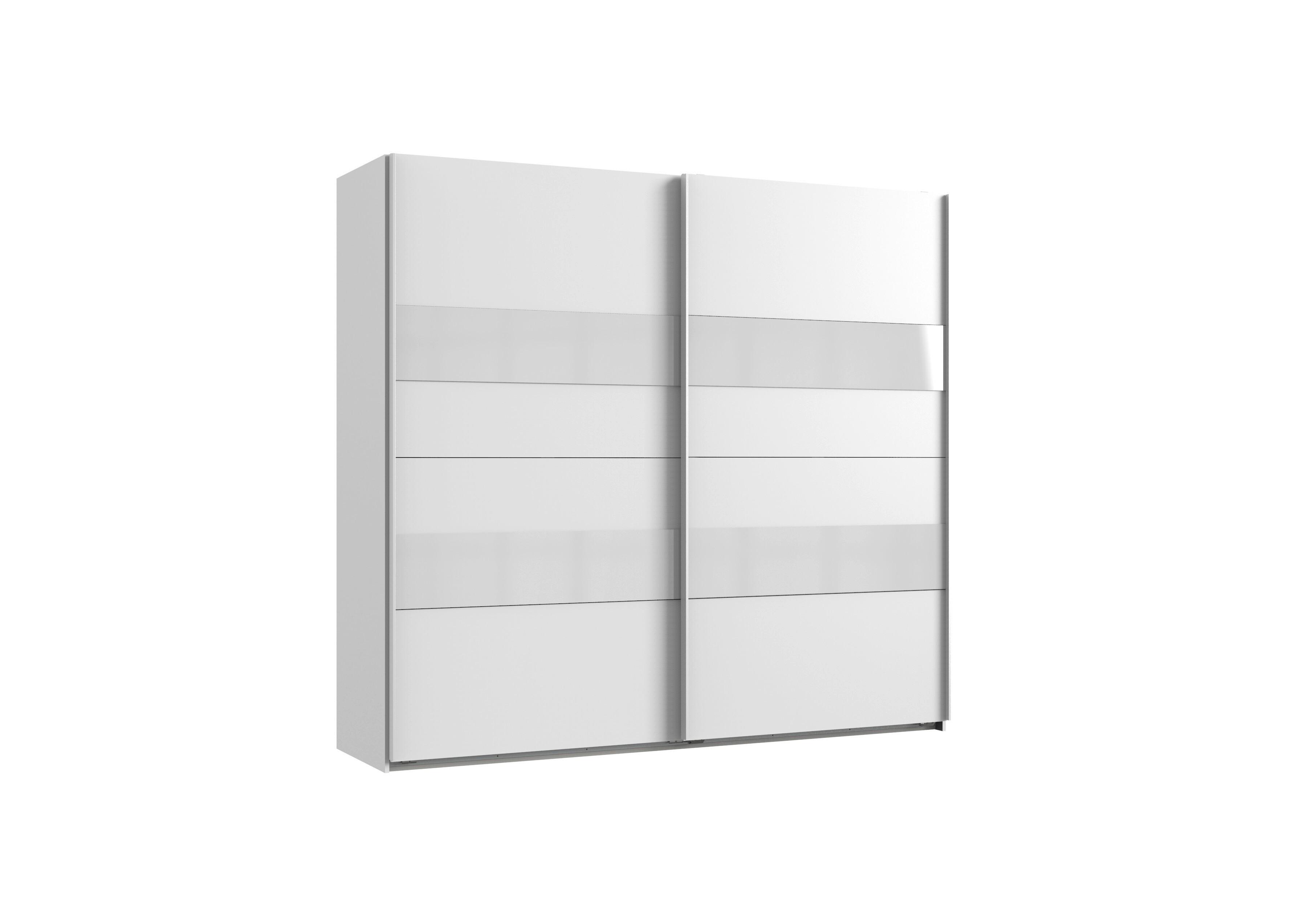 Dulap cu uși culisante ALTONA - alb, Konventionell, material pe bază de lemn (225/208/65cm) - Modern Living