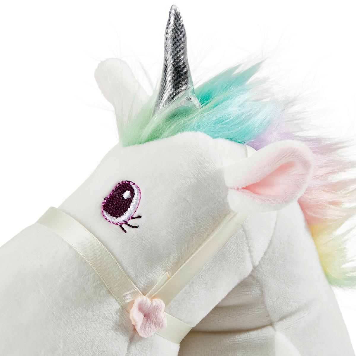 PRZYTULANKA EINHORN RAINBOW - różowy/biały, Basics, tkanina (25cm) - Patinio