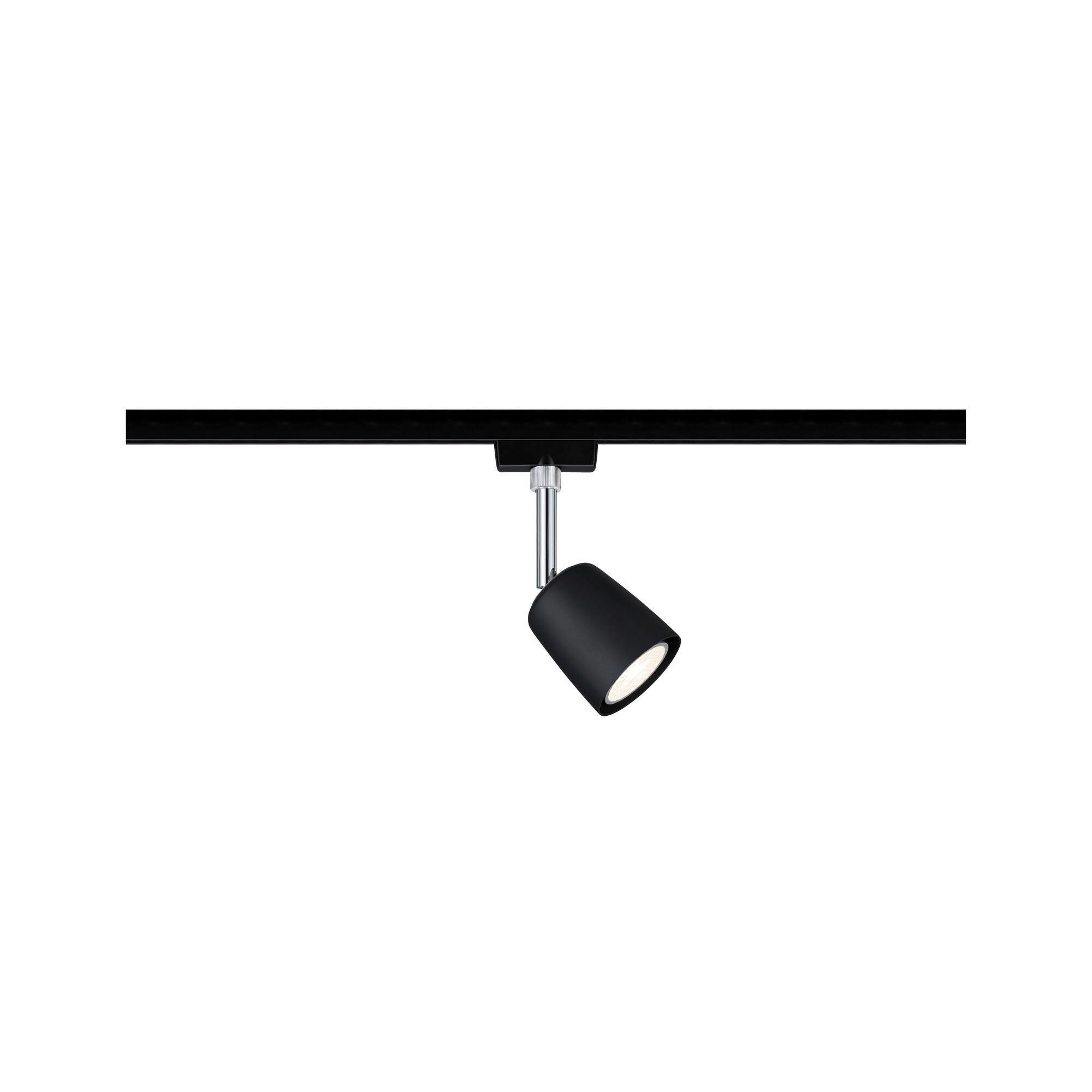 Strahler Urail Cover max. 15 Watt - Chromfarben/Schwarz, Design, Kunststoff/Metall (5.8/14.0/9.0cm) - Paulmann