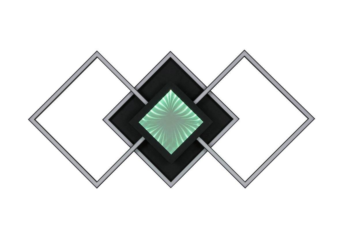 LAMPA SUFITOWA LED TEXAS *SBN* - czarny, Design, tworzywo sztuczne/metal (82/39,6/8,5cm) - Novel