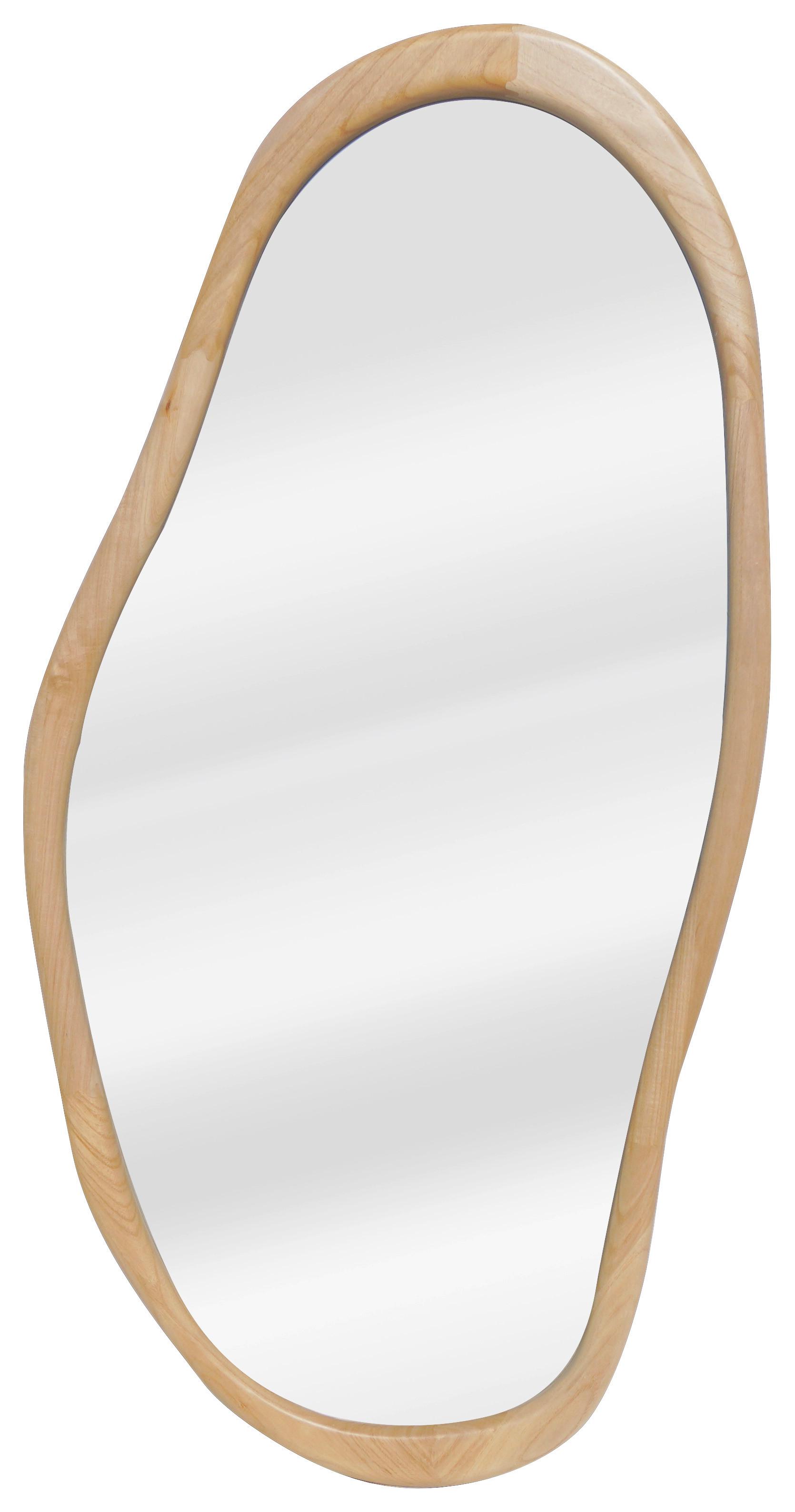 Spiegel Suri Naturfarben - Naturfarben, MODERN, Glas/Holz (64,5/128,5/2,8cm) - Mömax