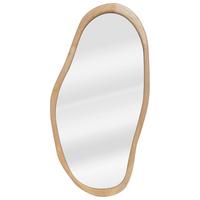 Oglindă Suri - culoare natur, Modern, sticlă/lemn (64,5/128,5/2,8cm) - Modern Living