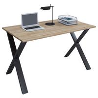 Pisalna Miza Lona, Hrast, 140x50cm - črna/hrast sonoma, Moderno, kovina/leseni material (140/50/76cm) - MID.YOU