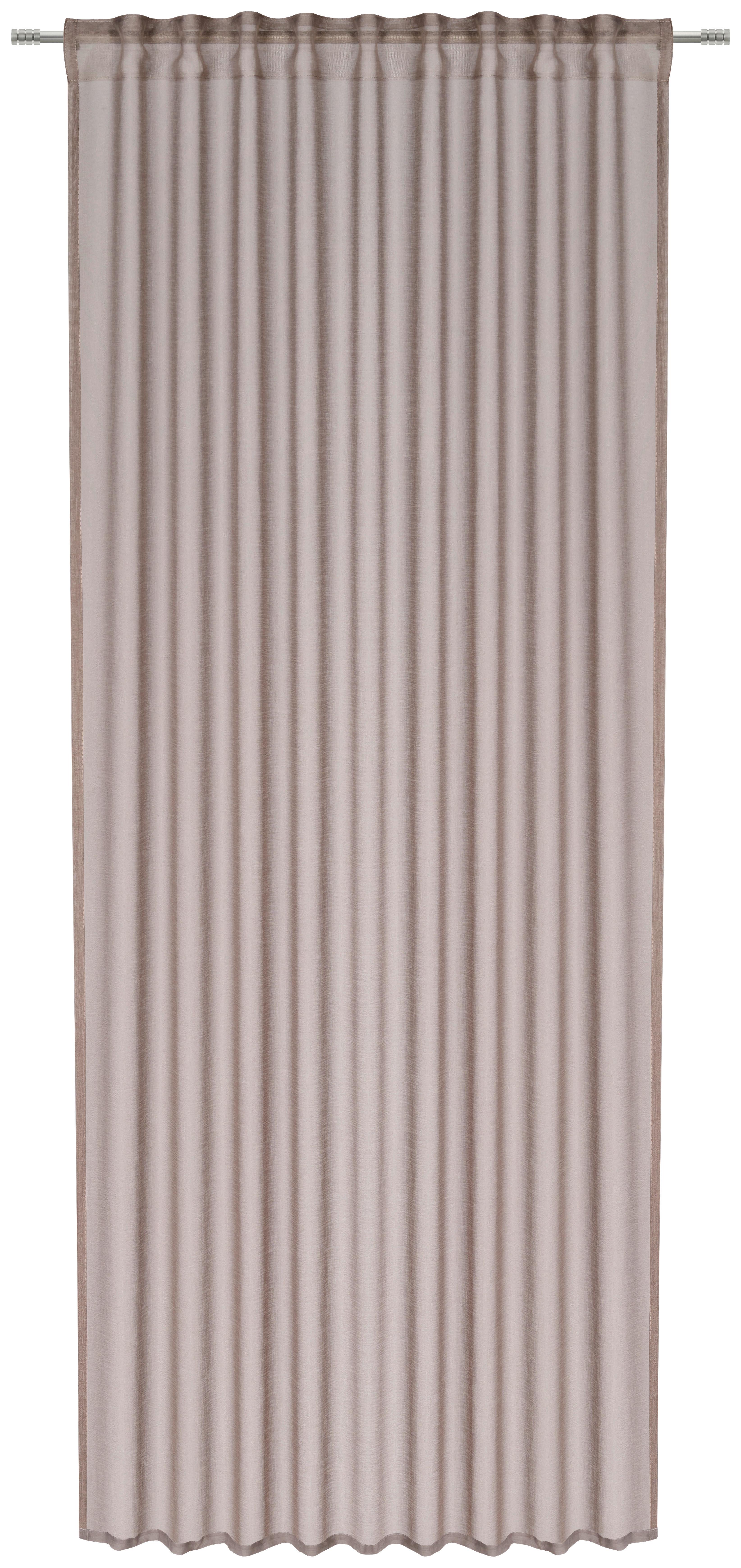 ZASŁONA GOTOWA DOLLY - kolor piaskowy, Basics, tkanina (140/245cm) - Boxxx