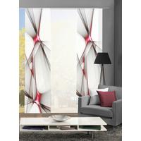 ZASŁONA PANELOWA FRANKLIN ROT 3-CZĘŚCIOWY - czerwony, Basics, tkanina (60/245cm)