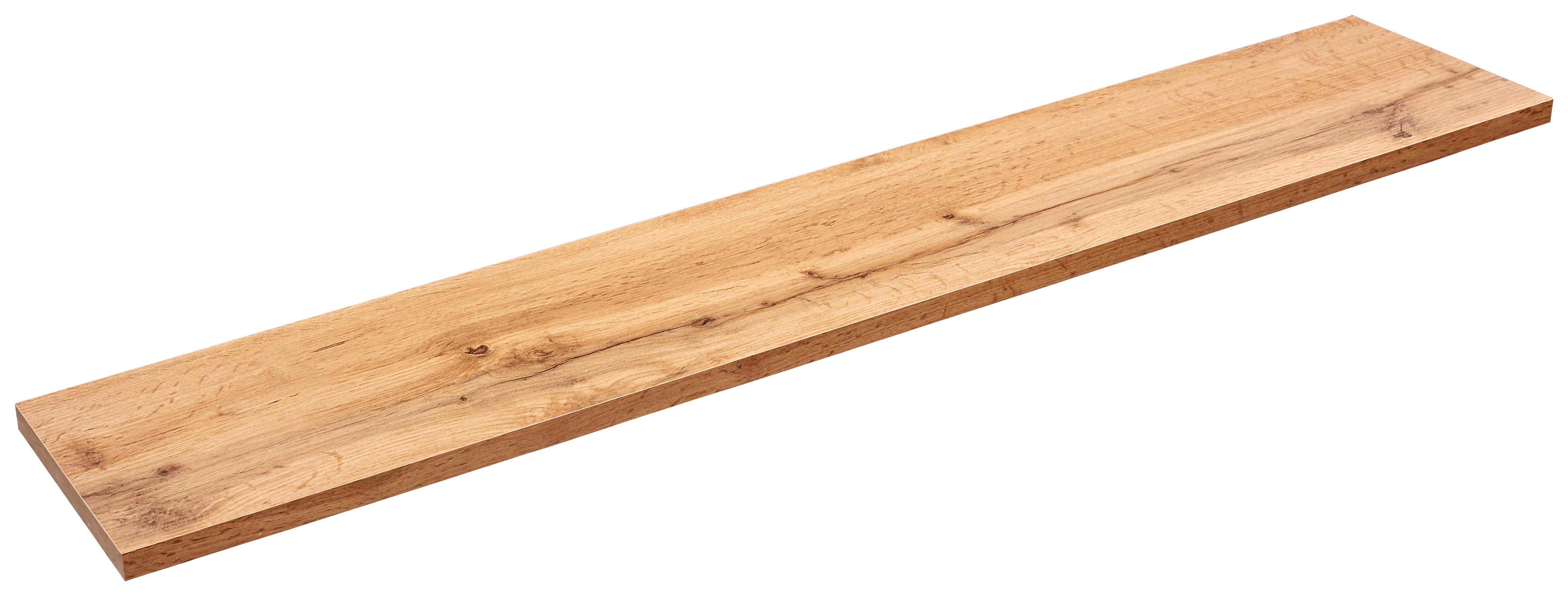 Falipolc Tölgy Szín 120/20 Skate - tölgyfa, Modern, faalapú anyag (120/1,8/20cm)